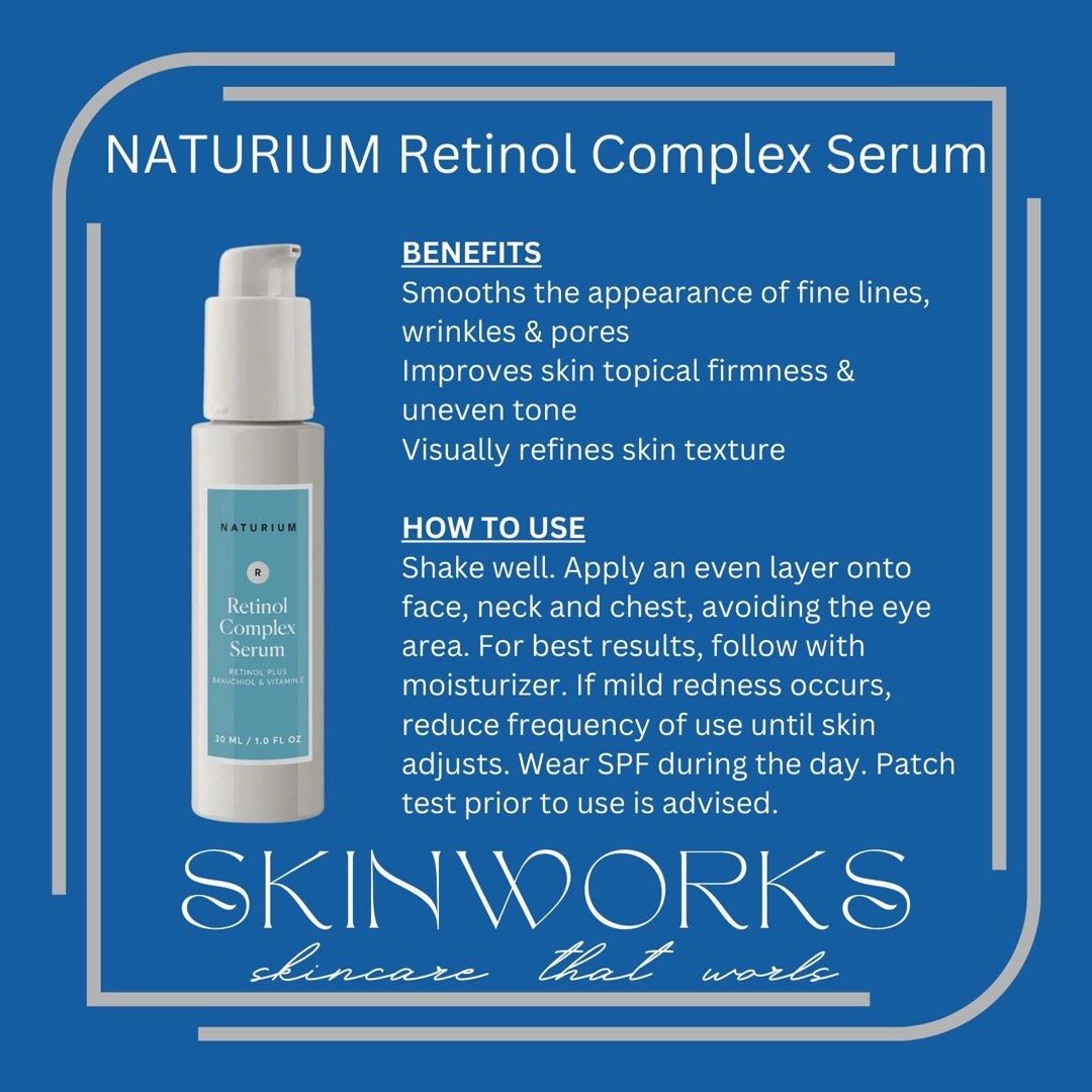 NATURIUM Retinol Complex Serum. 30ml, Beauty & Personal Care, Face