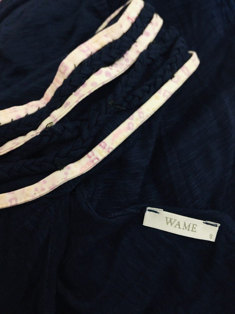 Navy/Dark Blue Asymmetrical Dress (Category: Dresses) located in Muntinlupa City. Submitted by niraclothing (Listing ID 1210181030, Image 2). Description: - Size S on tag but very spacious so it can also fit size M - Really cute and unique design.