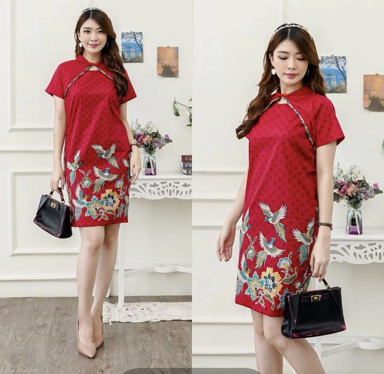 Cheongsam batik dress store