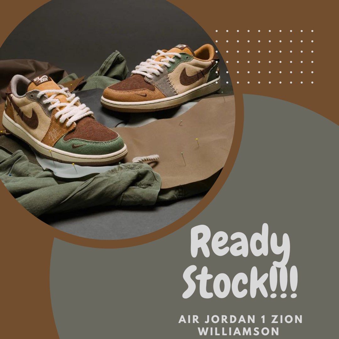 Nike Air Jordan 1 Zion Williamson Men s Fashion Footwear