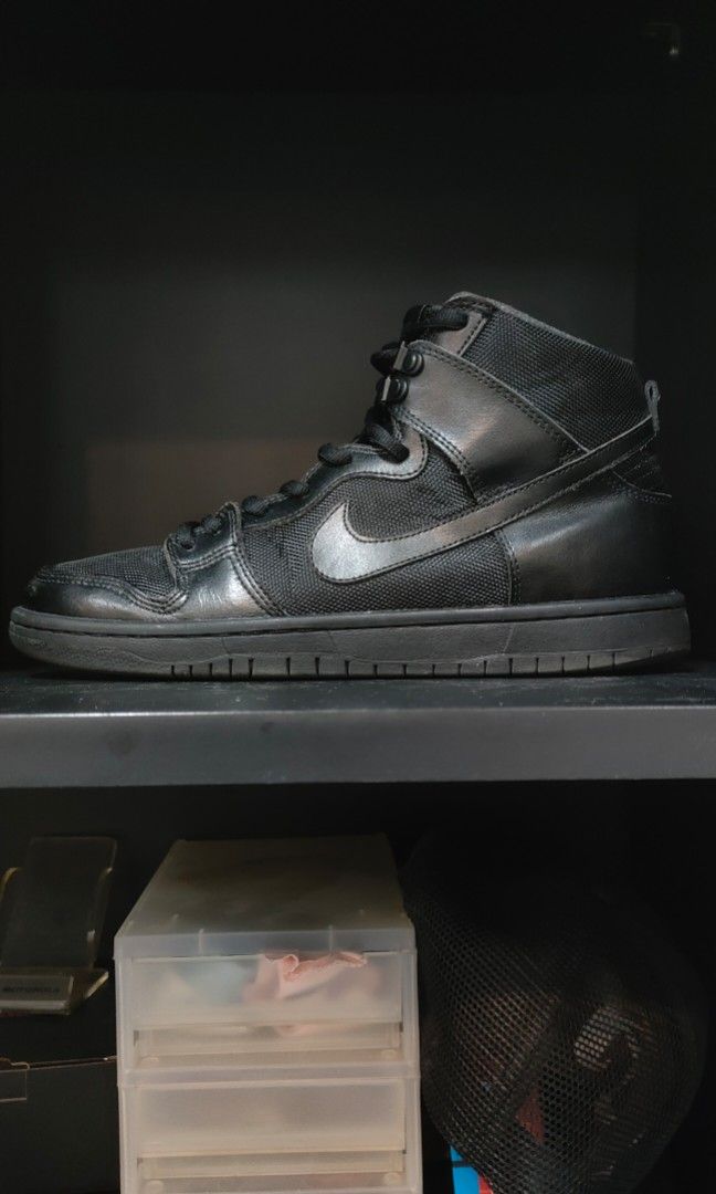 Nike sb dunk new arrivals high bota triple black