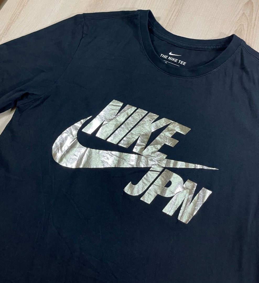 Nike Swoosh Japan Tee #CC Used, Men's Fashion, Tops & Sets, Tshirts Polo Shirts on Carousell