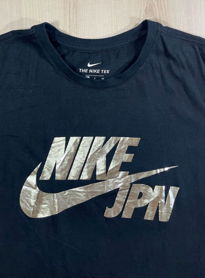 Nike Swoosh Japan Tee #CC Used, Men's Fashion, Tops & Sets, Tshirts Polo Shirts on Carousell