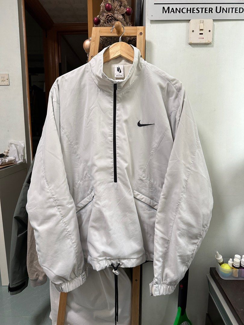Nike x Fear of god half zip jacket, 男裝, 運動服裝- Carousell