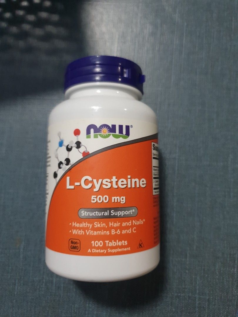 Now Foods LCysteine 500mg, 100 tablets, Health & Nutrition, Health Supplements, Vitamins