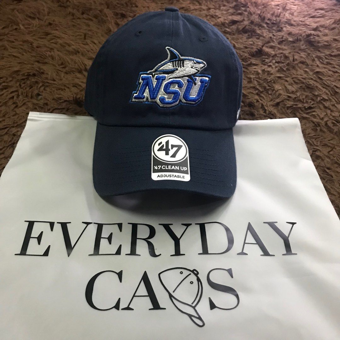 NSU Sharks Cap by 47 Brand, Men's Fashion, Watches & Accessories, Caps & Hats on Carousell