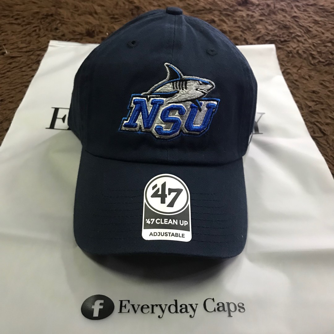 NSU Sharks Cap by 47 Brand, Men's Fashion, Watches & Accessories, Caps & Hats on Carousell