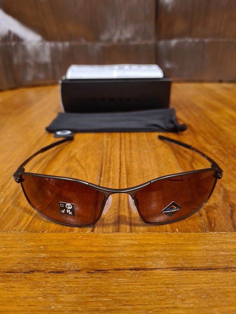 Oakley OO4141 Whisker Oval Sunglasses, Men's Fashion, Watches