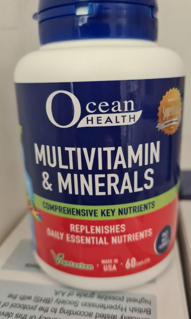 Ocean Health Multivitamins & Minerals 60s, Health & Nutrition, Health Supplements, Vitamins