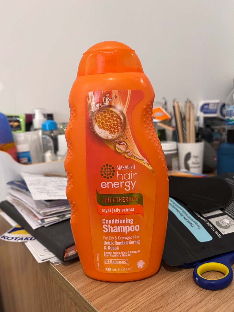 ORIGINAL Makarizo Hair Energy Fibertherapy Conditioning Shampoo Royal