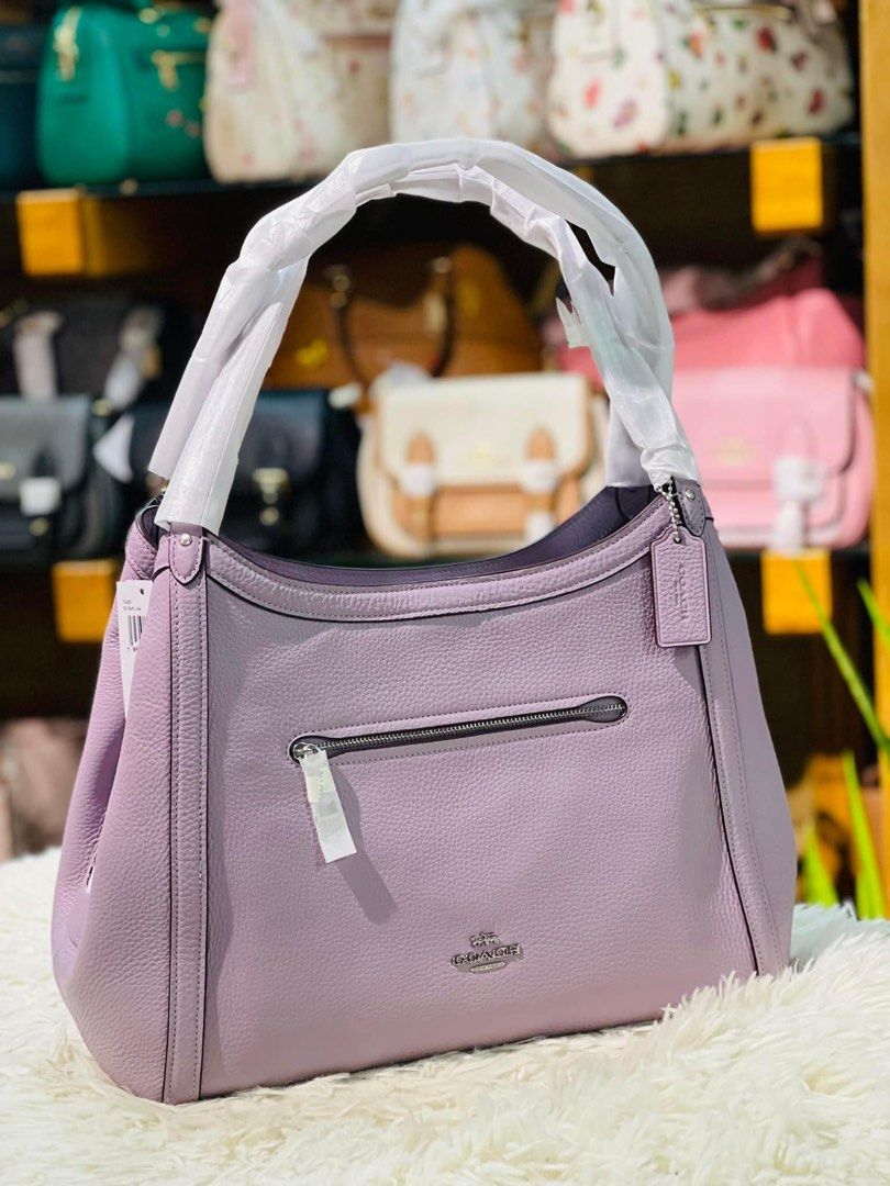 💯ORIGINAL COACH KRISTY SOFT LILAC (Category: Luxury Bags & Wallets) located in Quezon City. Submitted by ashongsstore (Listing ID 1210226774, Image 1). Description: 🐎C0AÇH COLLECTION 🐎 🇵🇭ONHAND🇵🇭 ‼️Please look at our pictures as that is exactly what you are purchasing‼️ 💯GUARANTEED ORIGINAL AND AUTHENTIC or TRIPLE YOUR MONEY BACK! Not REPLICA, OEM, TOP GRADE QUALITY, AUTHENTIC QUALITY or Any other Terms to DENOTE FAKE! 😎 . . . Disclaimer
