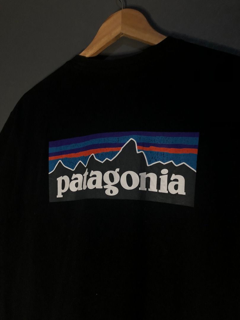 Patagonia Black Tee Men s Fashion Tops Sets Tshirts Polo