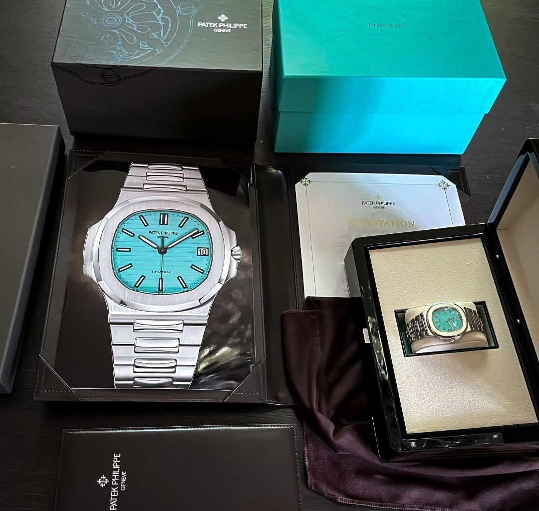 Tiffany Blue Patek Nautilus 5711/1 A Automatic Watch In Hong Kong For Sale  (12571464)