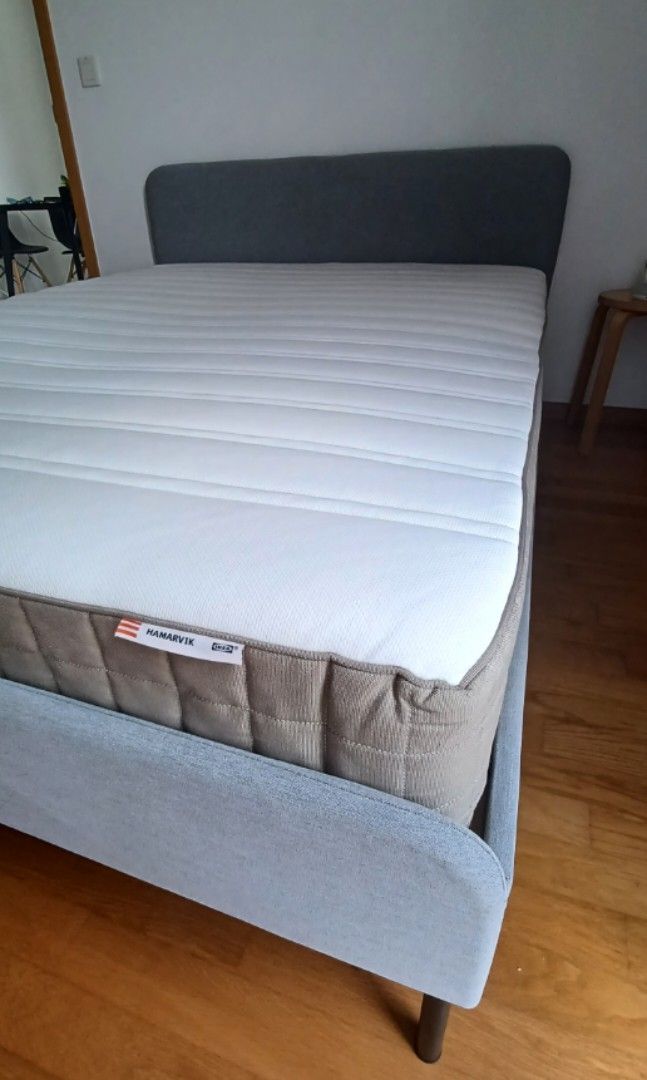 Perfect condition IKEA Queen Size Bed Frame and, Furniture & Home