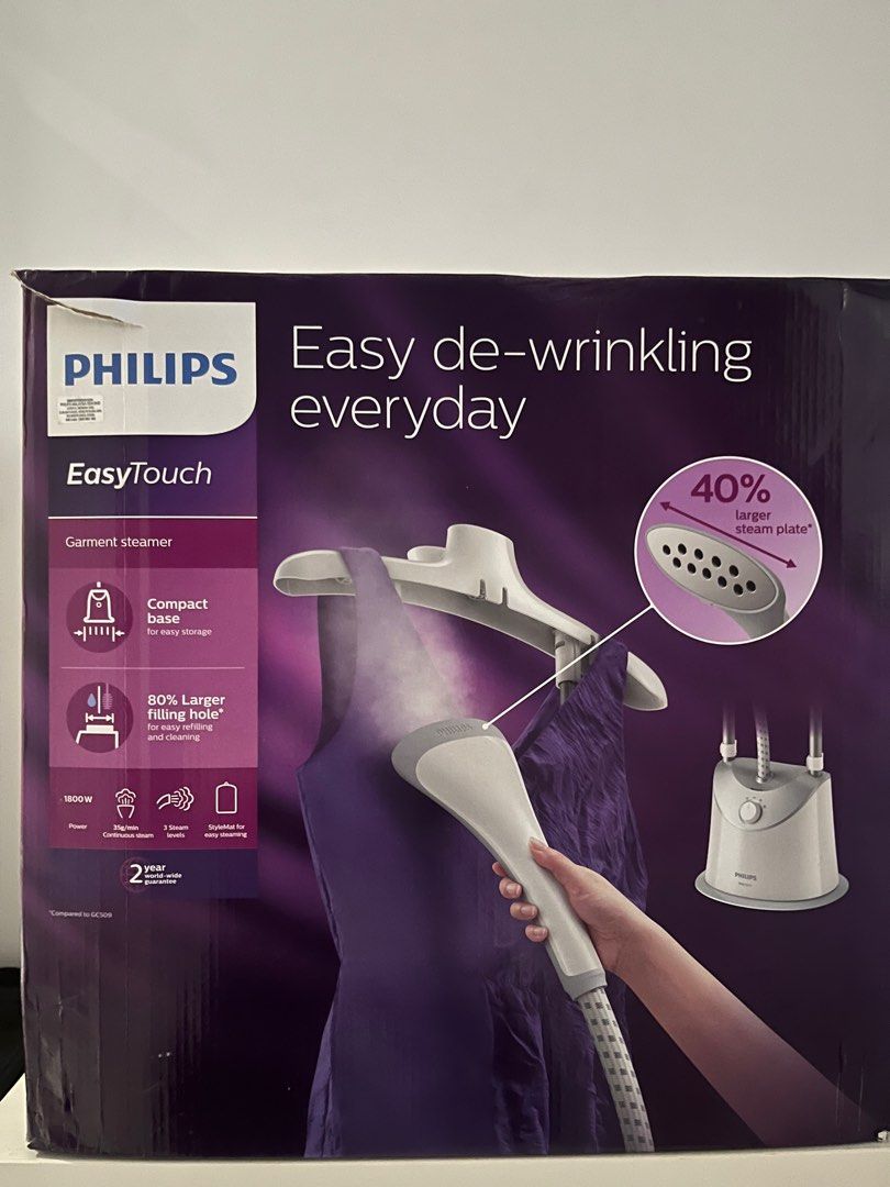 Philips easy touch garment steamer (stand), TV & Home Appliances, Irons & Steamers on Carousell