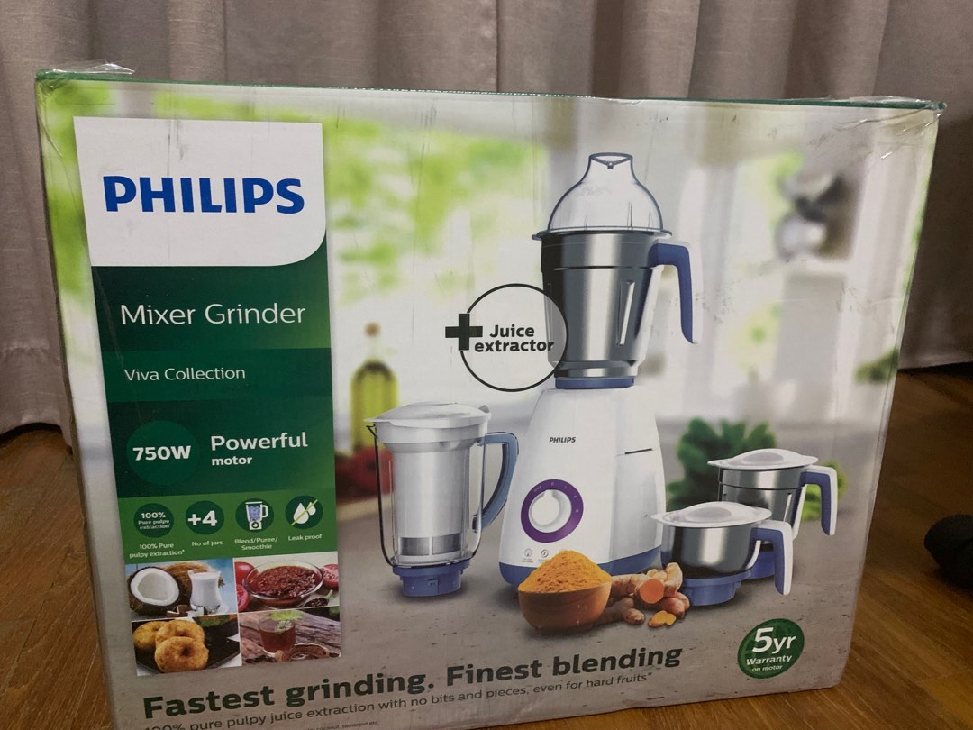 Philips Mixer Grinder Brand New, TV & Home Appliances, Kitchen