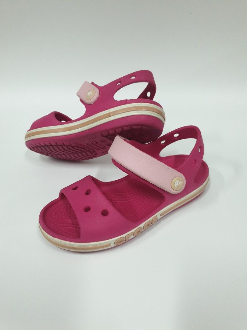 bayaband clog light grey candy pink