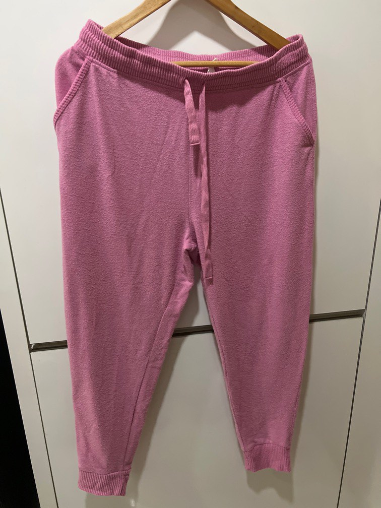 Pink pajama pants, Women's Fashion, Bottoms, Other Bottoms on Carousell