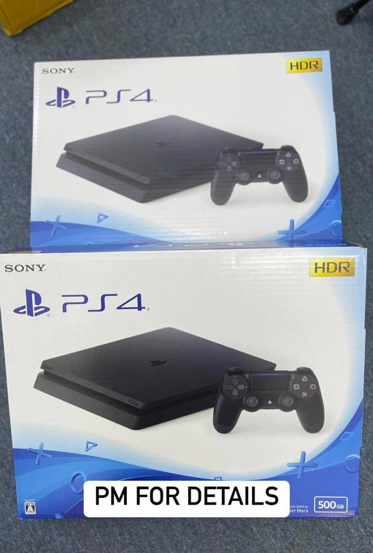 Play station 4 New Set Warranty 1 Year 500 GB HDR Cod Paylater