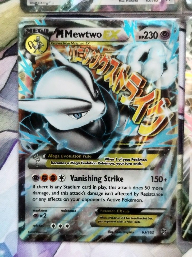Pokemon card Mewtwo EX, Hobbies &amp; Toys, Toys &amp; Games on Carousell
