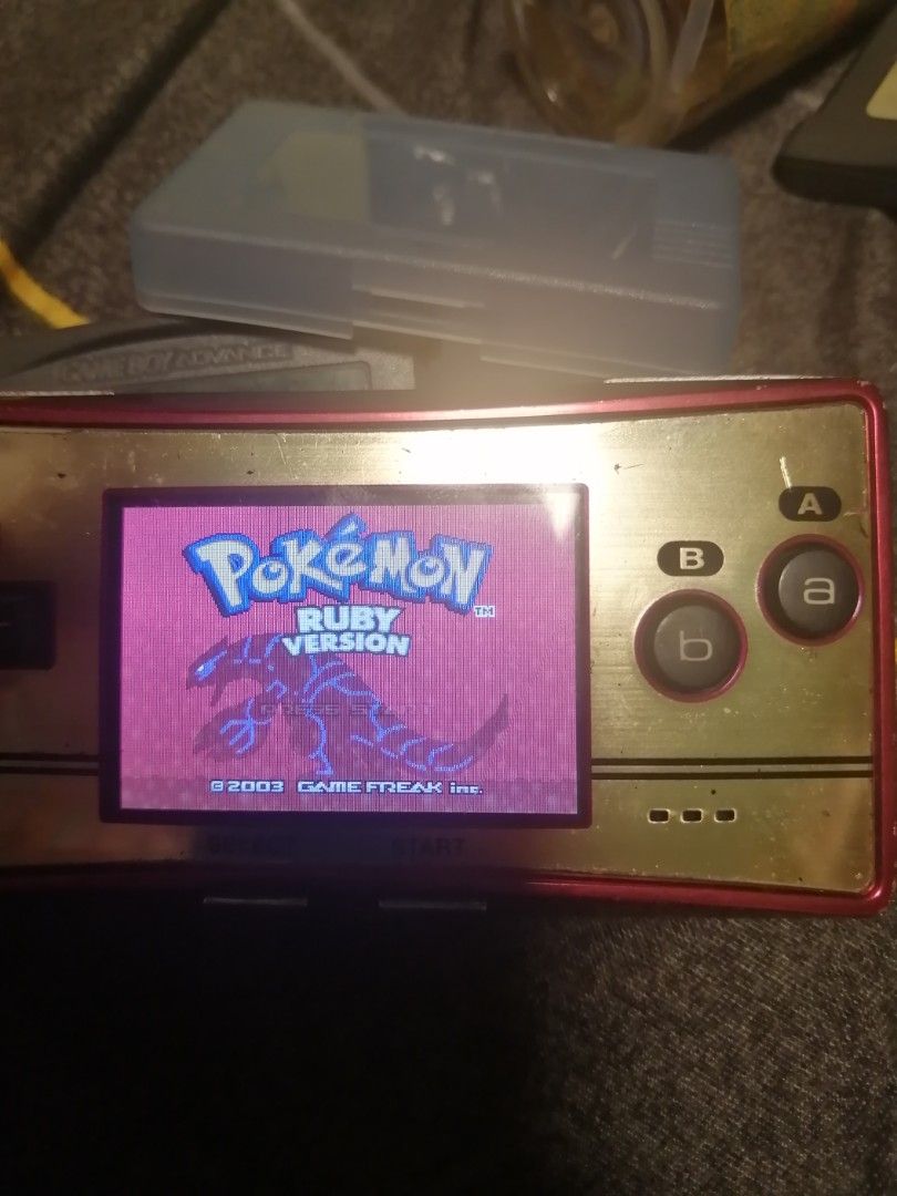 pokemon ruby version original with issues, Video Gaming, Video Game