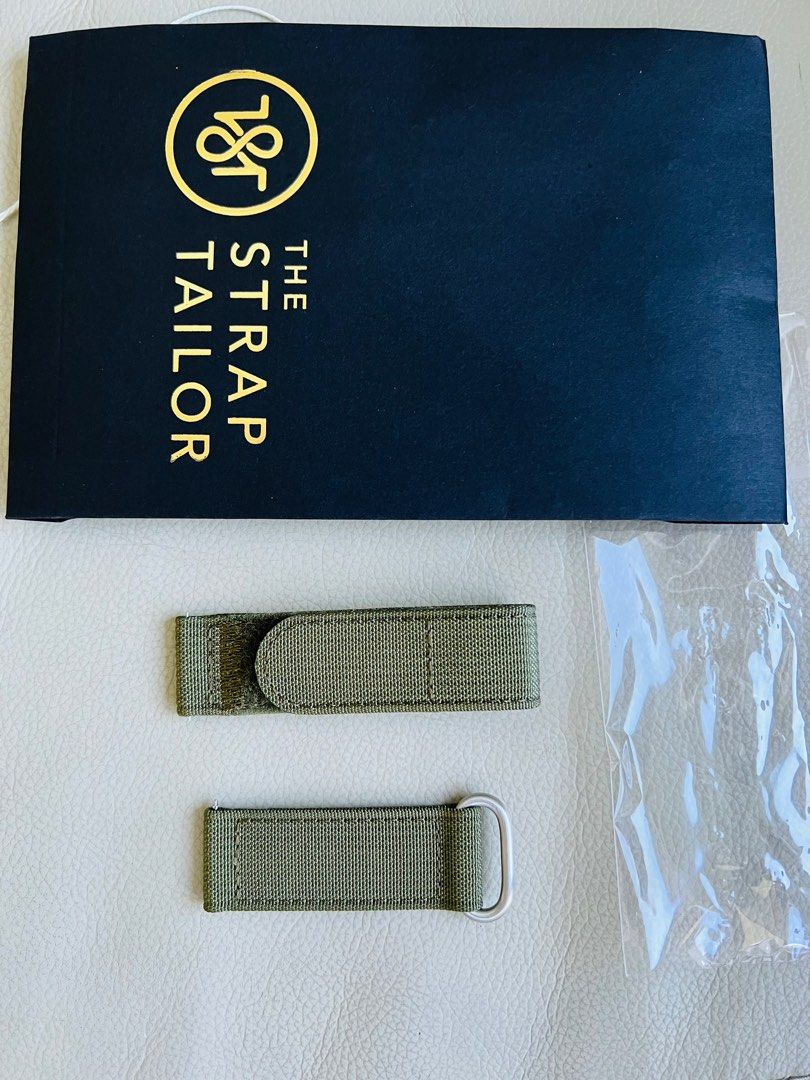 2-Piece Nylon Velcro Straps (20/22mm)