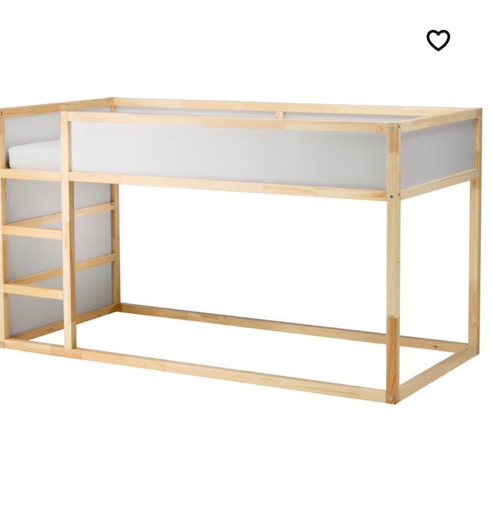 Preused Ikea Kura Bed & mattress, Furniture & Home Living, Furniture