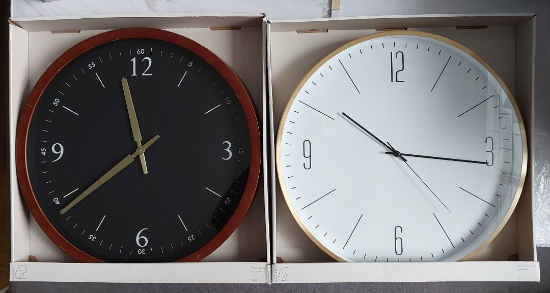 Project 62 (by Target) Analog Wall Clock Walnut Woodgrain 20" or White