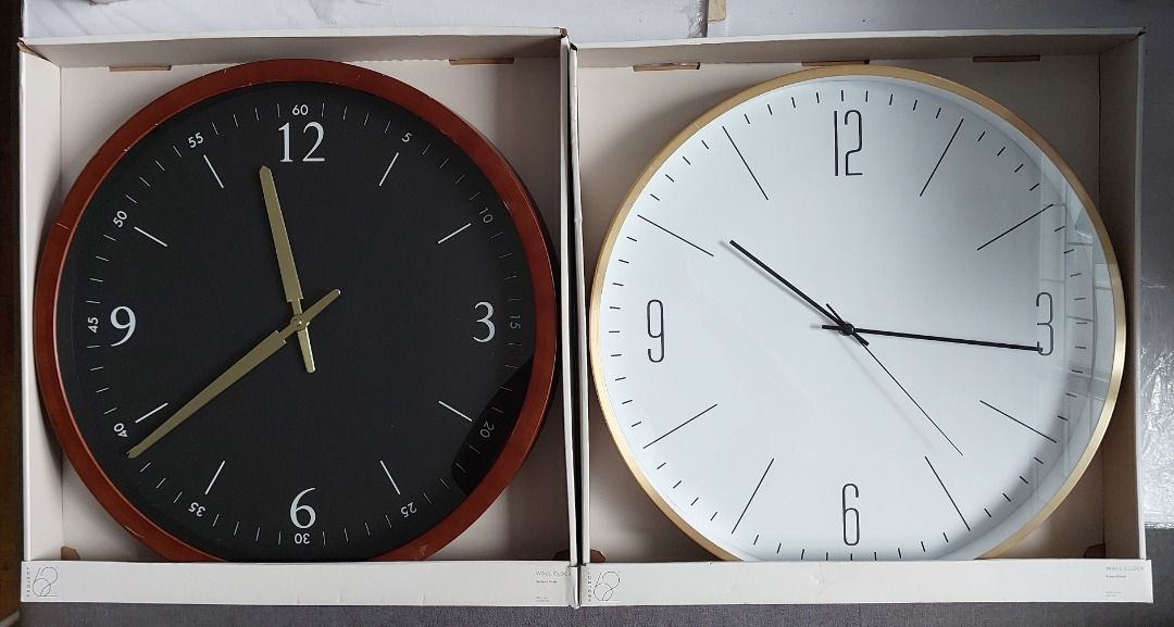 Project 62 (by Target) Analog Wall Clock Walnut Woodgrain 20" or White