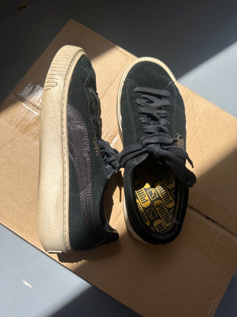Gold suede new arrivals puma