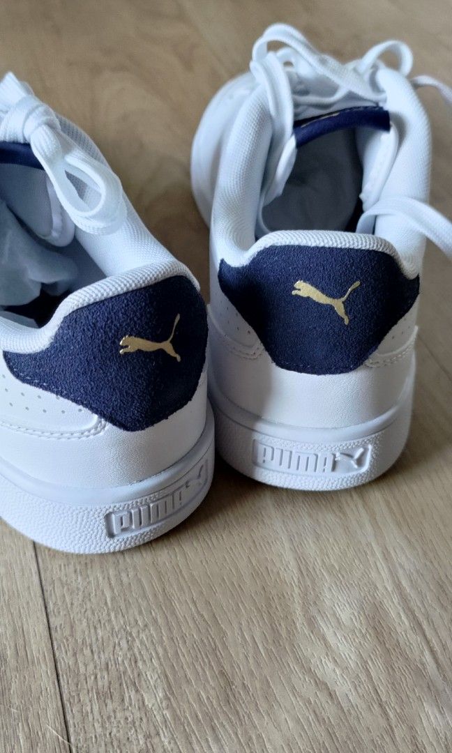 Puma white and blue outlet