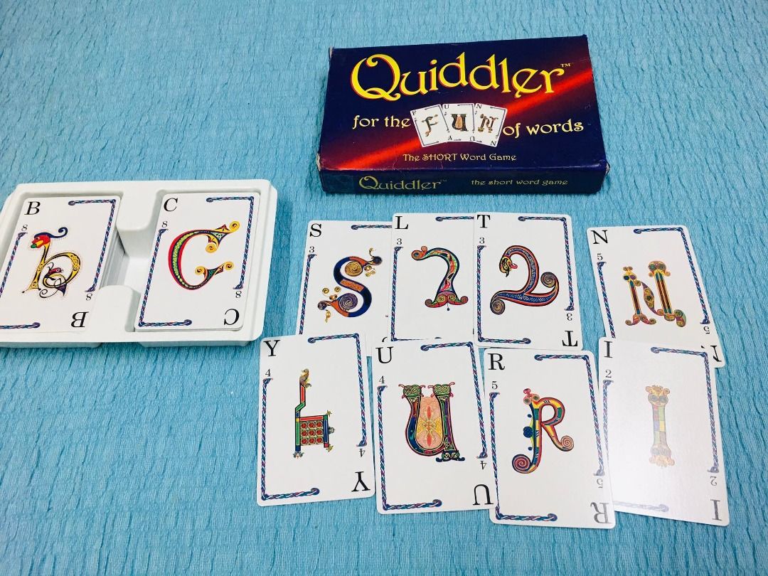 Quiddler - The Short Word Card Game, Hobbies & Toys, Toys & Games on ...