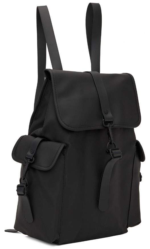Rains leather backpack on sale