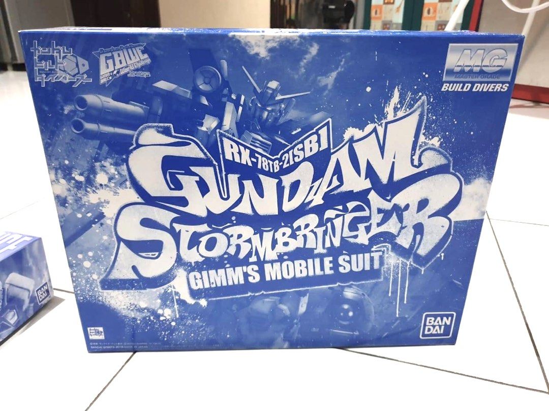(Ready Stock) MG 1/100 GUNDAM STORMBRINGER (Category: Gundam Model Kits) located in Singapore. Submitted by Kaiseng99 (Listing ID 1210233602, Image 1). Description: .
