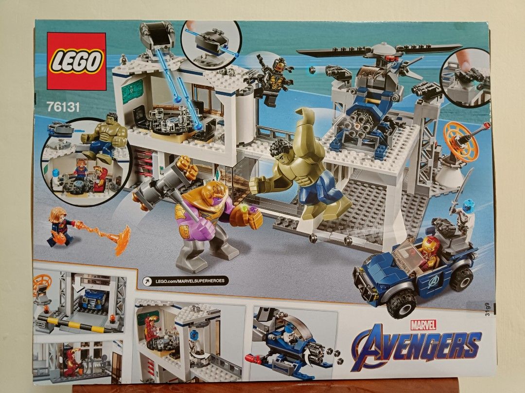 Retired Lego 76131 Avengers Compound Battle Hobbies Toys
