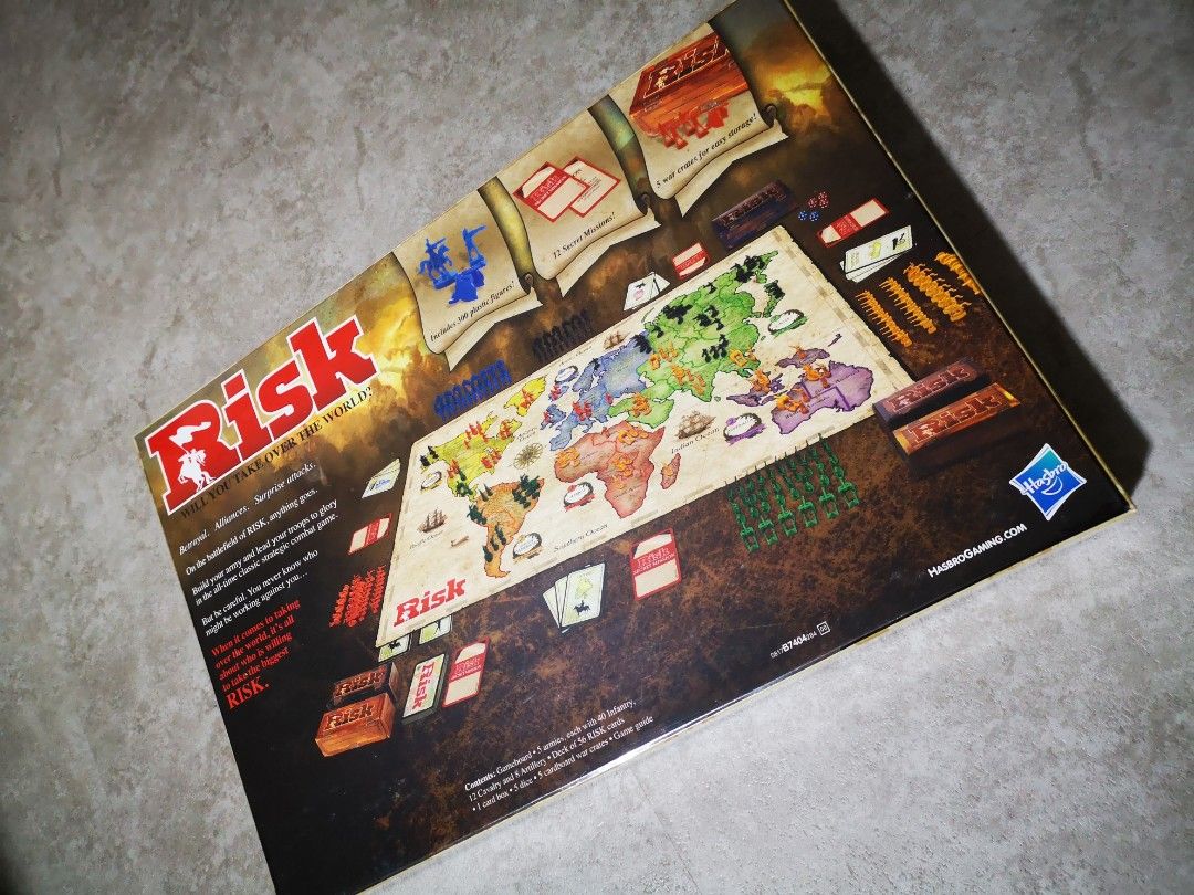 Brand Risk Game Risk, the game of strategic conquest, Hobbies & Toys, Toys & Games on ...