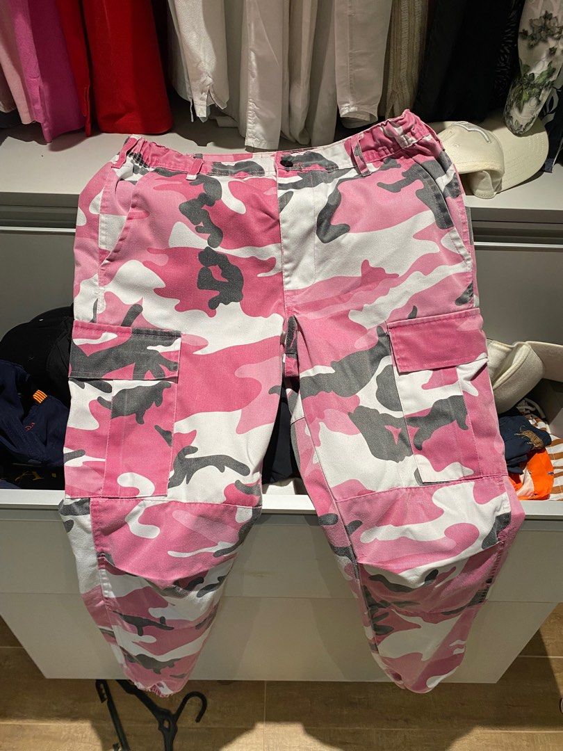 ROTHCO Pink camo cargo pants, Women's Fashion, Bottoms, Other Bottoms ...