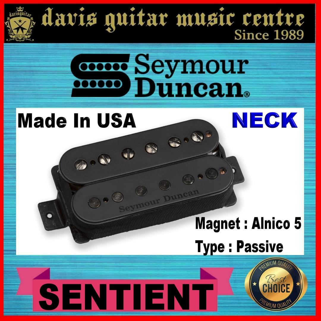 Accessories　Electric　Pickup　Made　Carousell　In　Music　Guitar　Sentient　USA,　Neck　Music　on　Black　Media,　Hobbies　Toys,　Seymour　Duncan