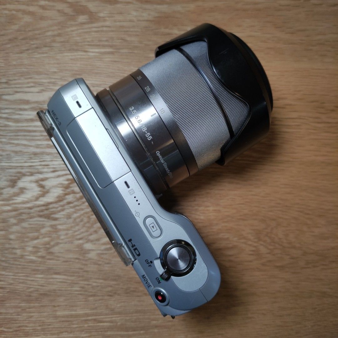 APN Hybride Sony Nex3 avec objectif 18-55 et flash - eBay