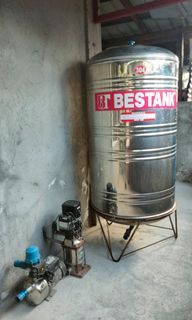 Stainless water tank & motor pump's