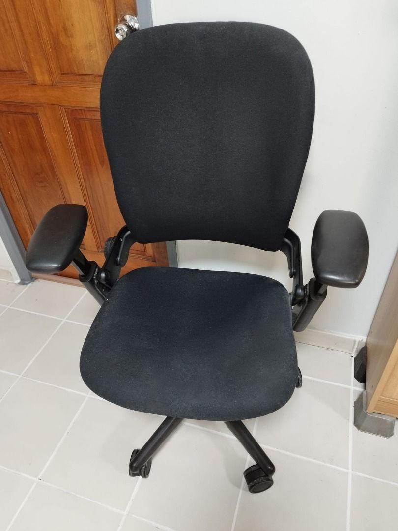 Steelcase Leap Chair Upholstery + New Seat Pad - Crandall Office