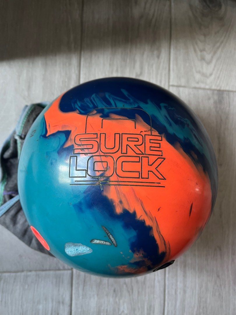 14Lb Storm Sure Lock Bowling Ball, Sports Equipment, Sports & Games