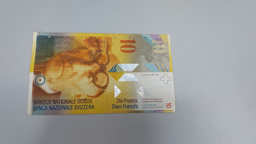 Switzerland Old Banknote (Swiss Franc 10), Hobbies & Toys, Collectibles ...