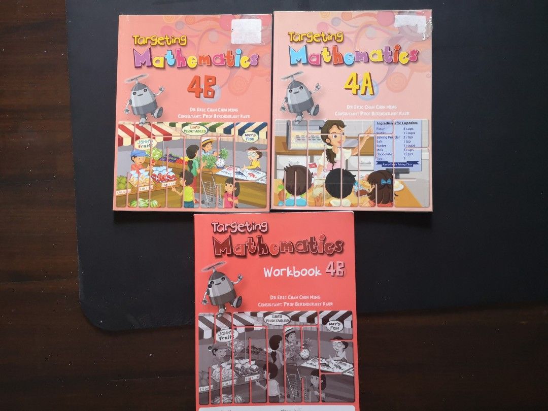 targetting math P4 A/B, Hobbies & Toys, Books & Magazines, Textbooks on ...