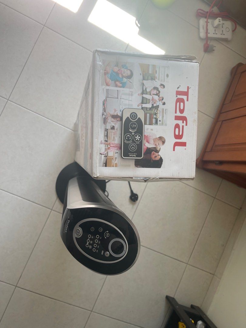 Tefal Eole Infinite Tower Fan, Furniture & Home Living, Lighting & Fans ...
