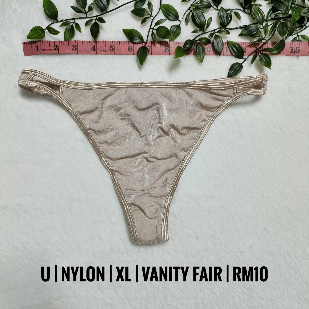 THONG VANITY FAIR, Women's Fashion, New Undergarments & Loungewear on