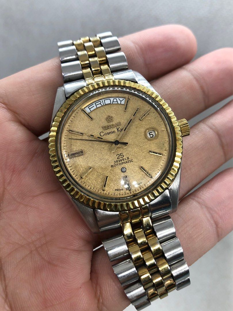 Titoni Cosmo King 707 360 Vintage 37mm Automatic Watch