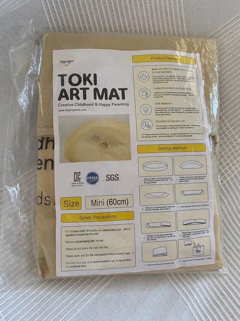 Toki Art Mat (Mini), Hobbies & Toys, Stationery & Craft, Art & Prints
