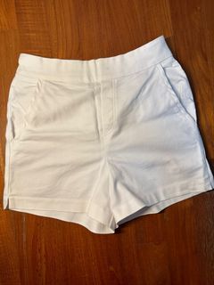 TRT Cotton Pull-Up Shorts (White)
