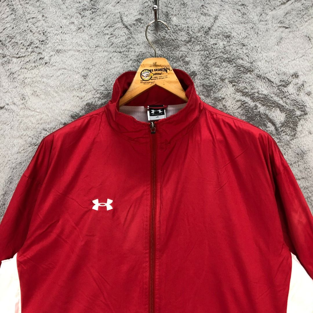 Under armour discount jacket fashion red